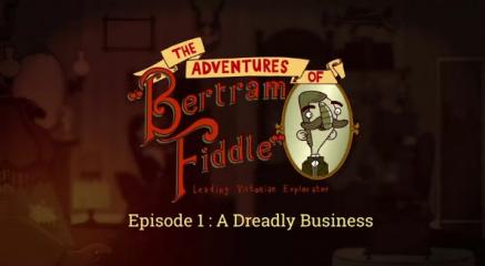 Adventures of Bertram Fiddle: Episode 1: A Dreadly Business Title Screen